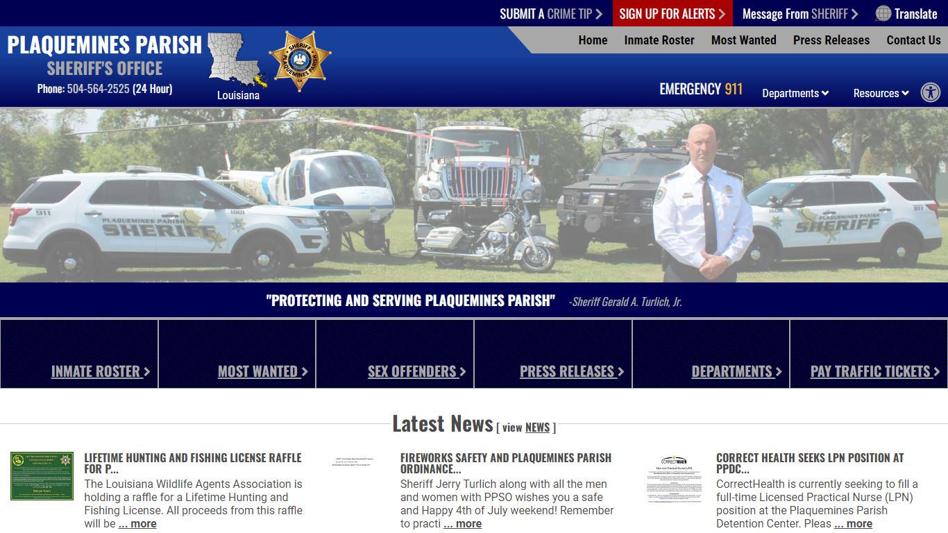 PPSO - Plaquemines Parish Sheriff's Office